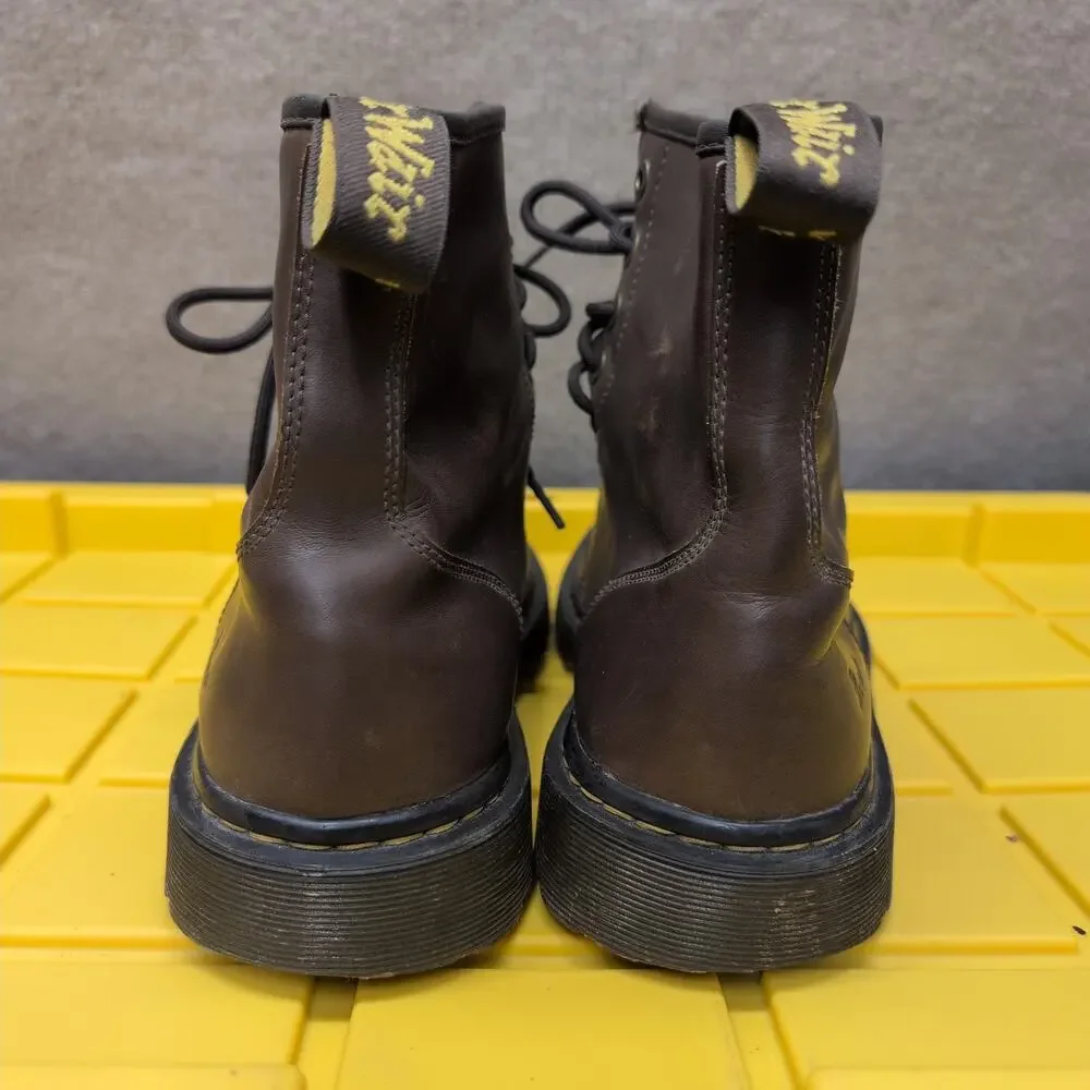 Dr Martens Awley Men's Brown Leather Boots Lace Up Size 13 M AW004